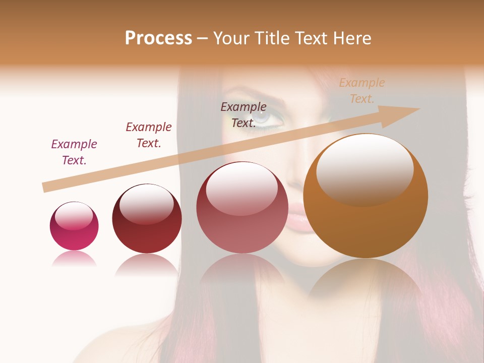 Female Girl Face PowerPoint Template