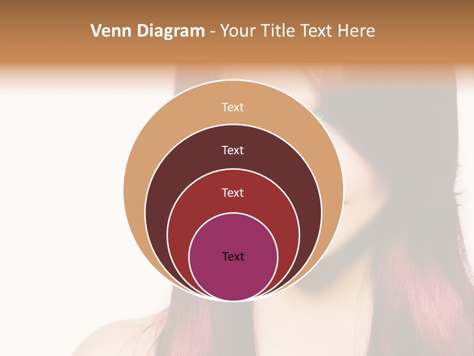 Female Girl Face PowerPoint Template