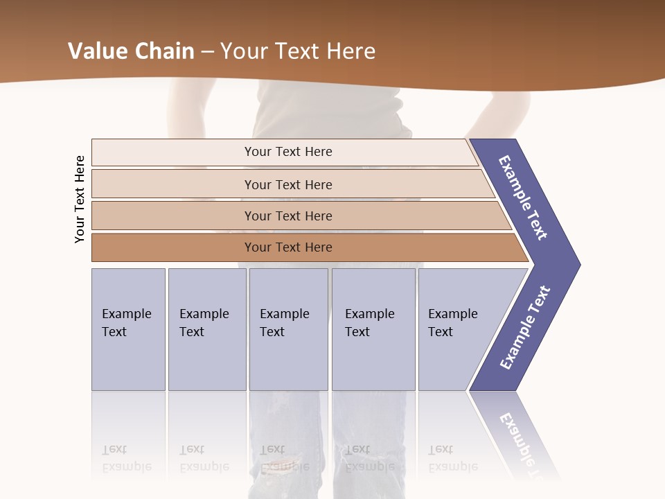 Blue Jewelry Jeans PowerPoint Template