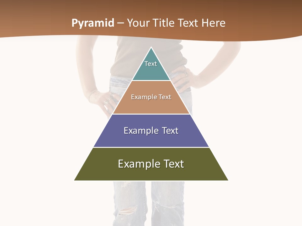 Blue Jewelry Jeans PowerPoint Template