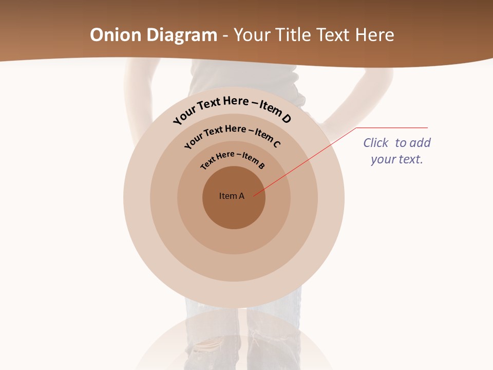 Blue Jewelry Jeans PowerPoint Template