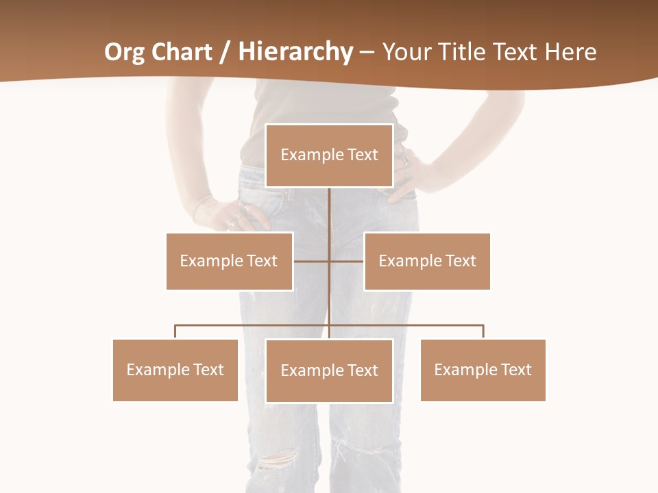 Blue Jewelry Jeans PowerPoint Template