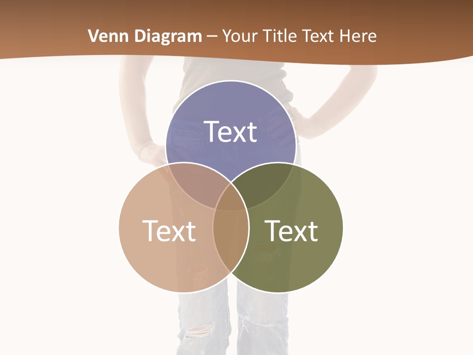 Blue Jewelry Jeans PowerPoint Template