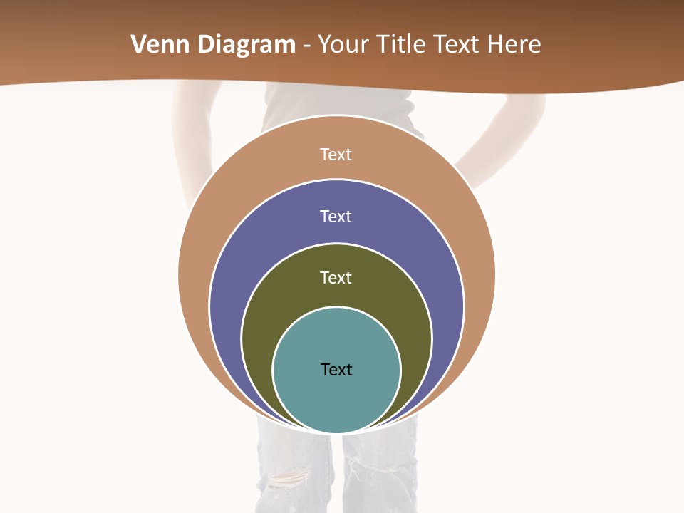 Blue Jewelry Jeans PowerPoint Template