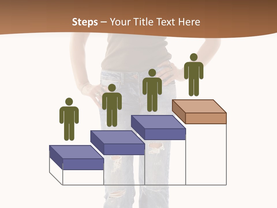 Blue Jewelry Jeans PowerPoint Template