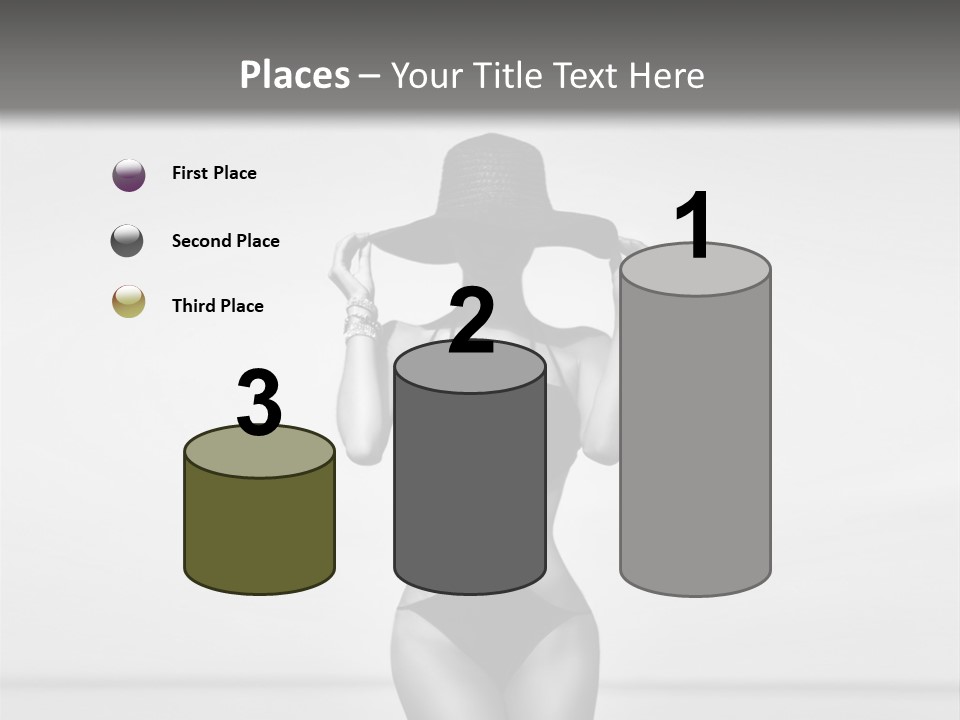 People Swim Beauty PowerPoint Template