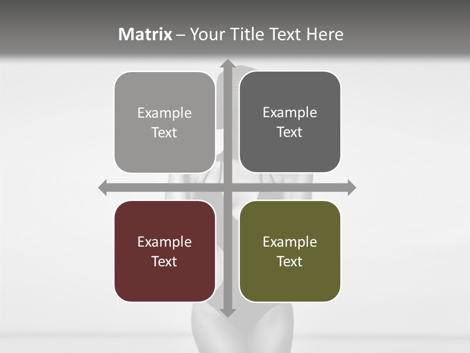 People Swim Beauty PowerPoint Template