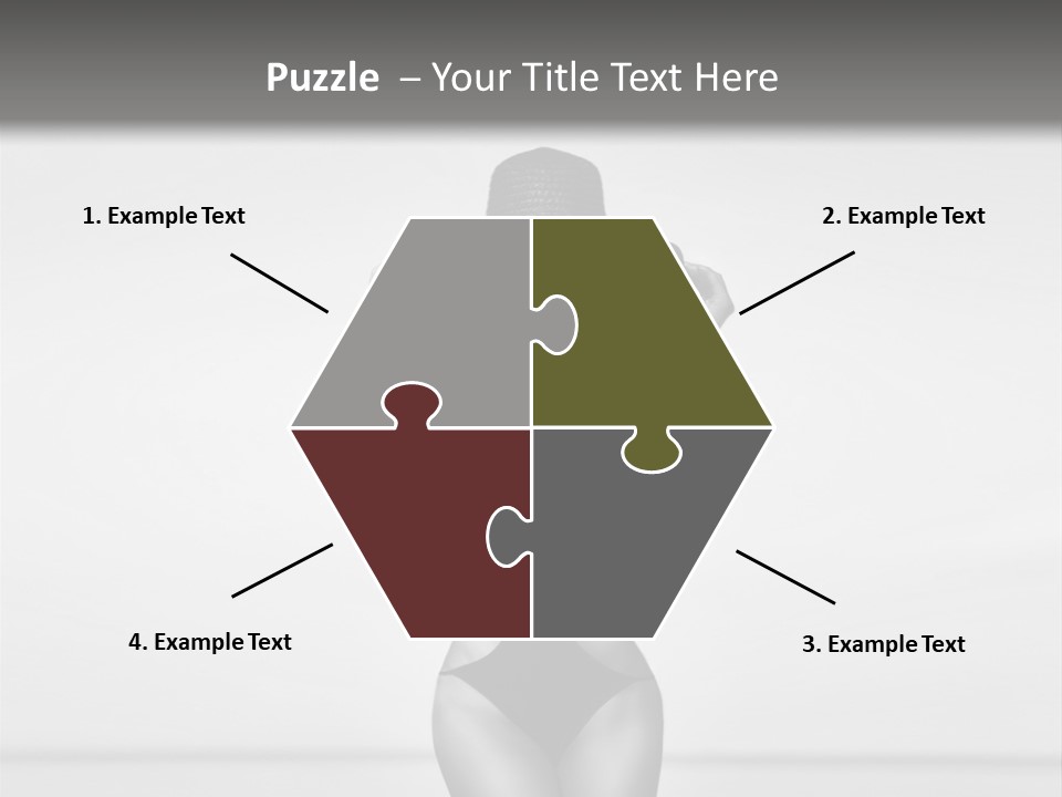 People Swim Beauty PowerPoint Template