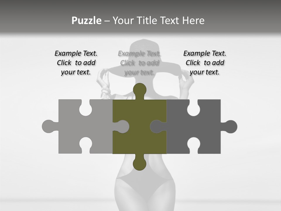 People Swim Beauty PowerPoint Template