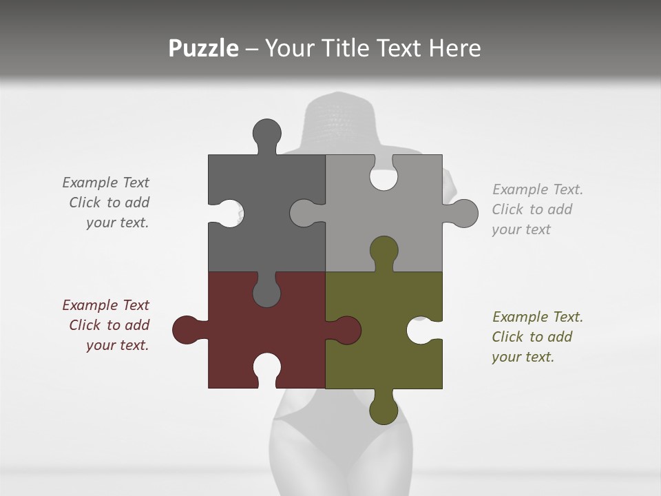 People Swim Beauty PowerPoint Template