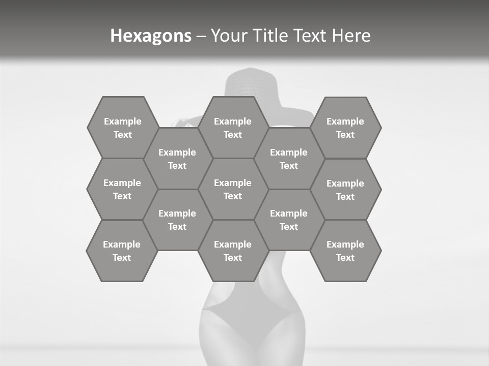 People Swim Beauty PowerPoint Template