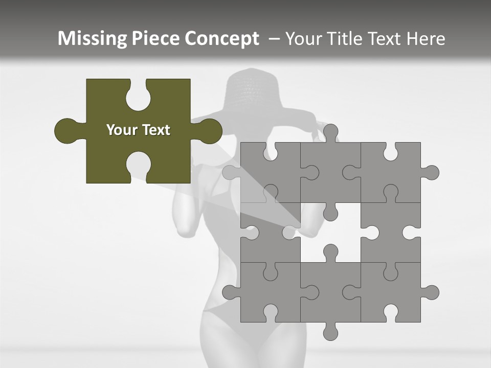 People Swim Beauty PowerPoint Template