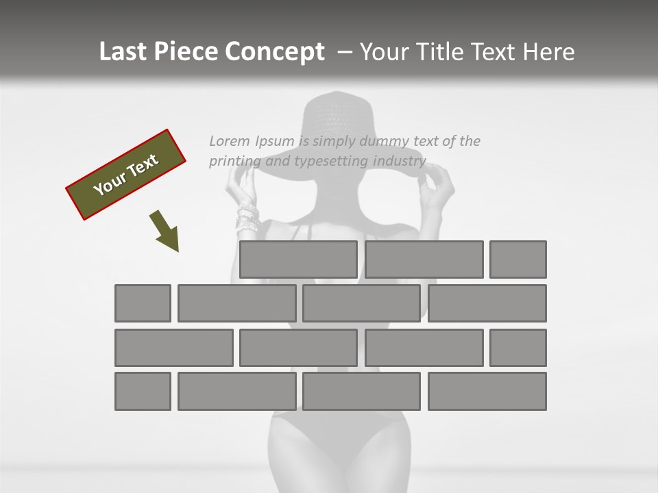 People Swim Beauty PowerPoint Template