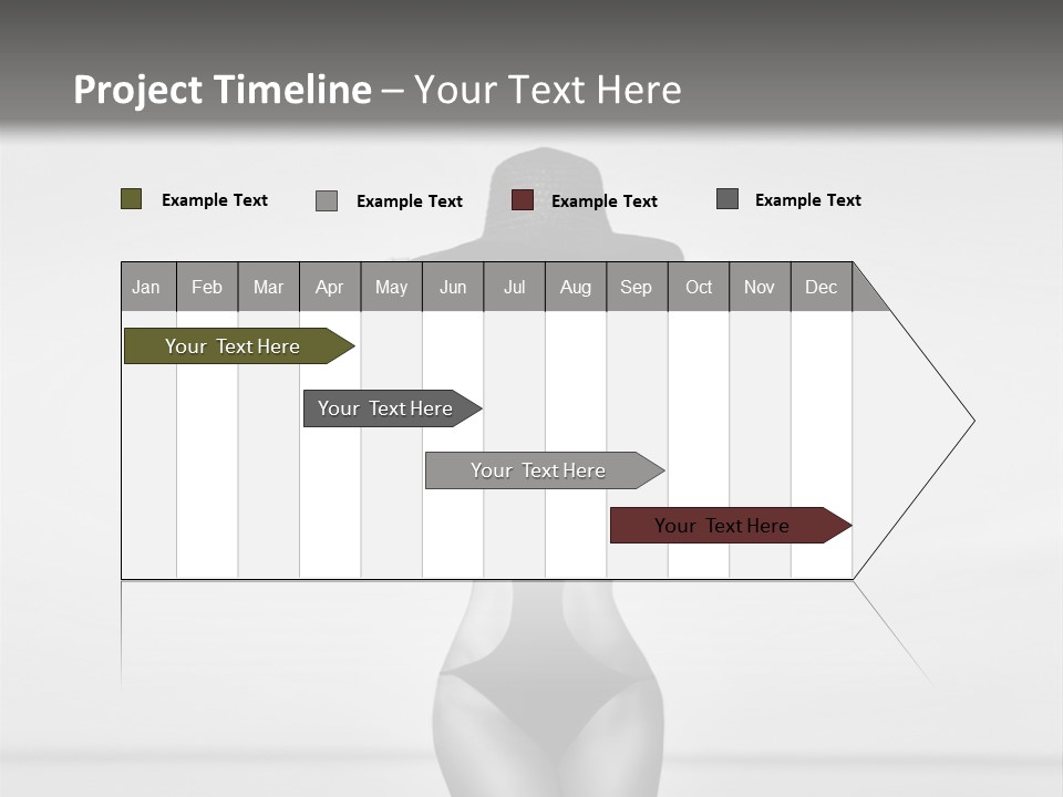 People Swim Beauty PowerPoint Template