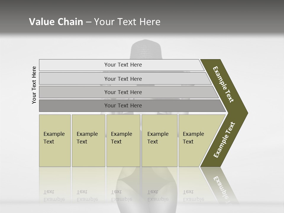 People Swim Beauty PowerPoint Template