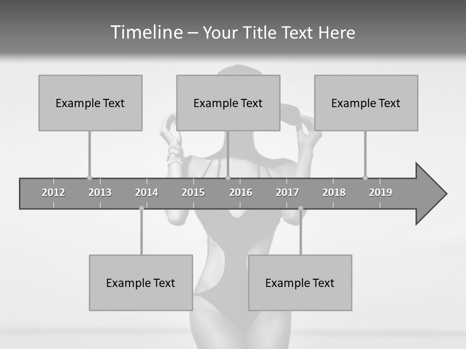 People Swim Beauty PowerPoint Template