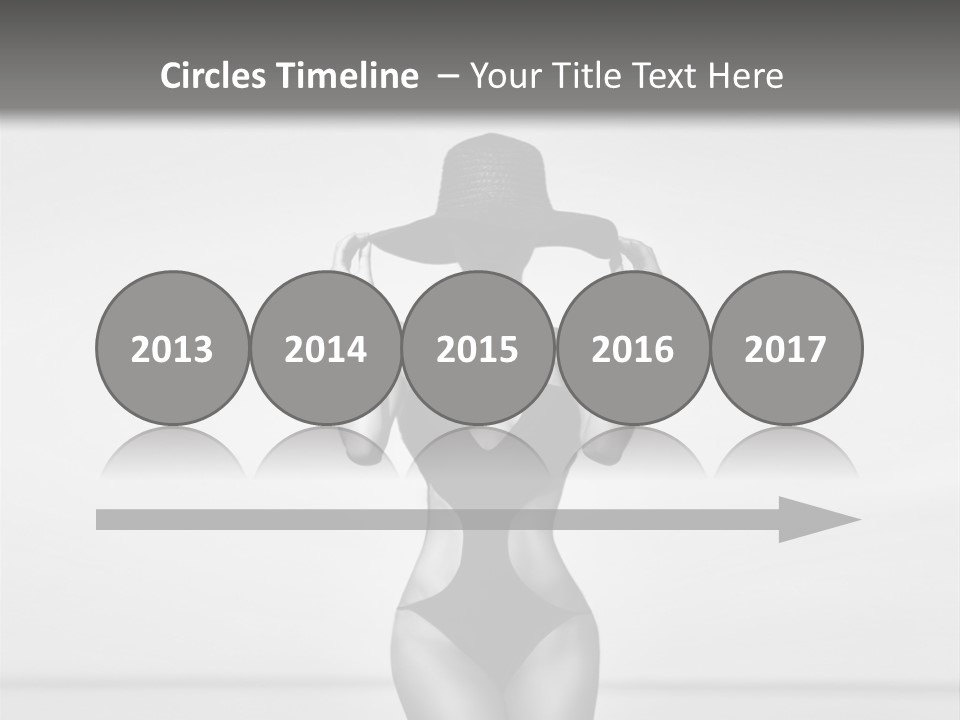 People Swim Beauty PowerPoint Template