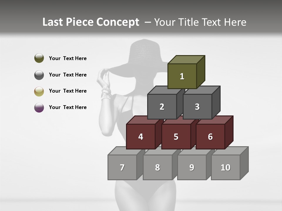 People Swim Beauty PowerPoint Template