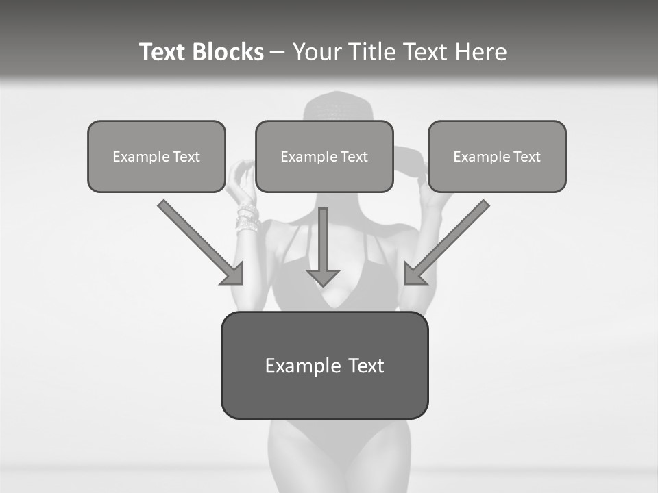 People Swim Beauty PowerPoint Template