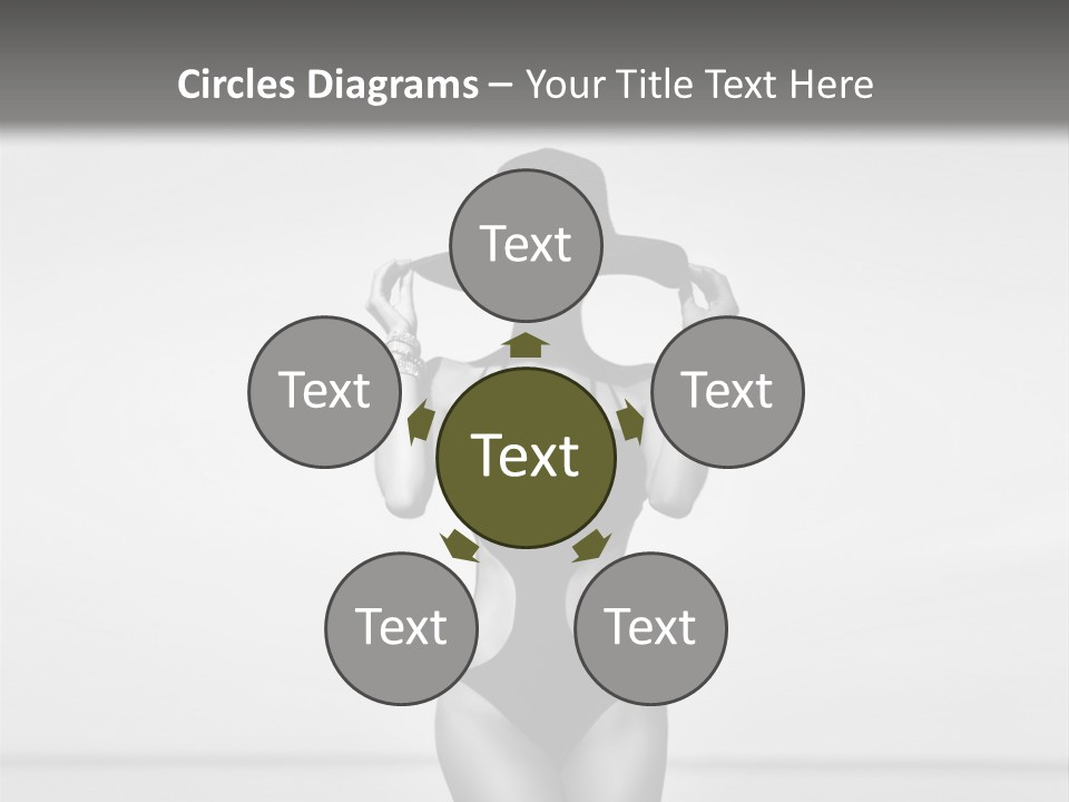 People Swim Beauty PowerPoint Template