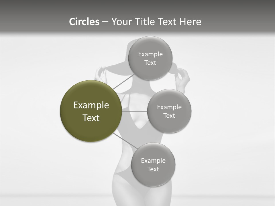 People Swim Beauty PowerPoint Template