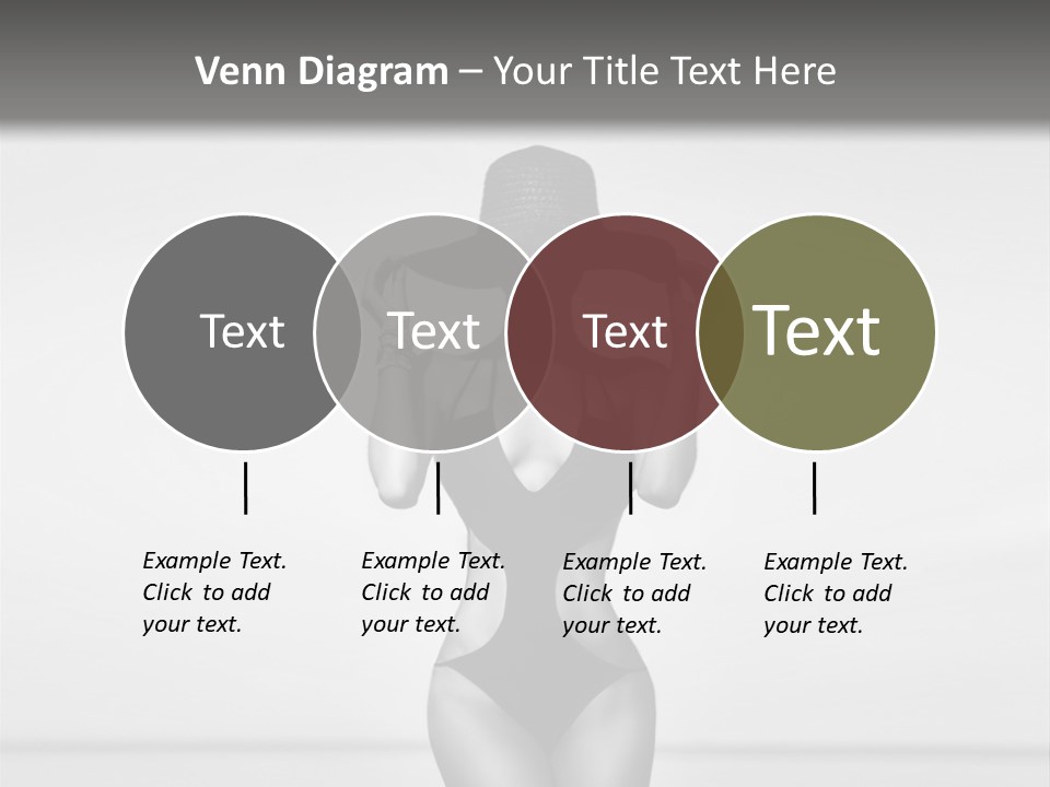 People Swim Beauty PowerPoint Template