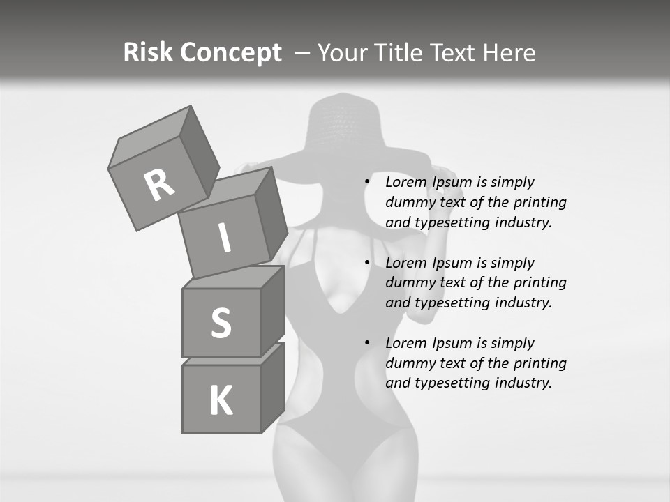 People Swim Beauty PowerPoint Template