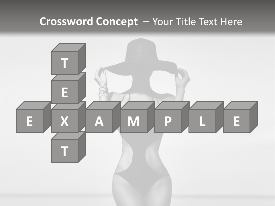 People Swim Beauty PowerPoint Template