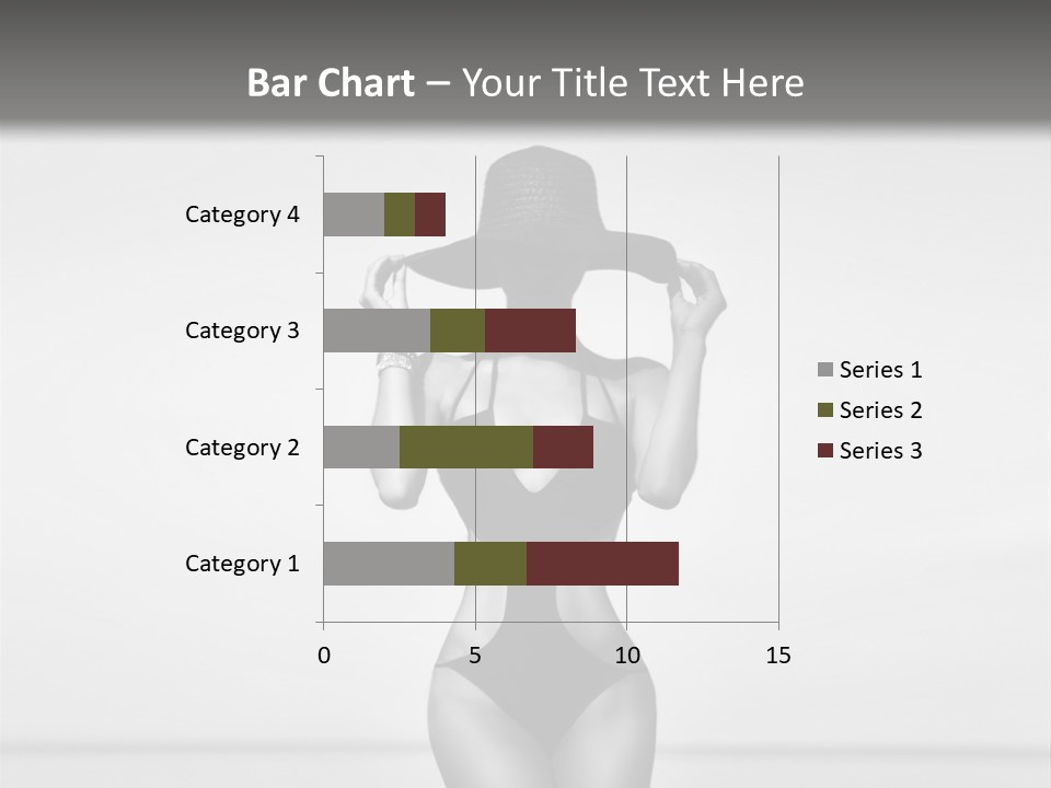 People Swim Beauty PowerPoint Template