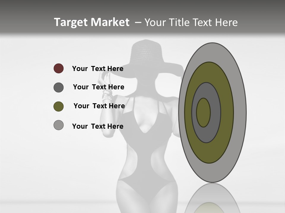 People Swim Beauty PowerPoint Template