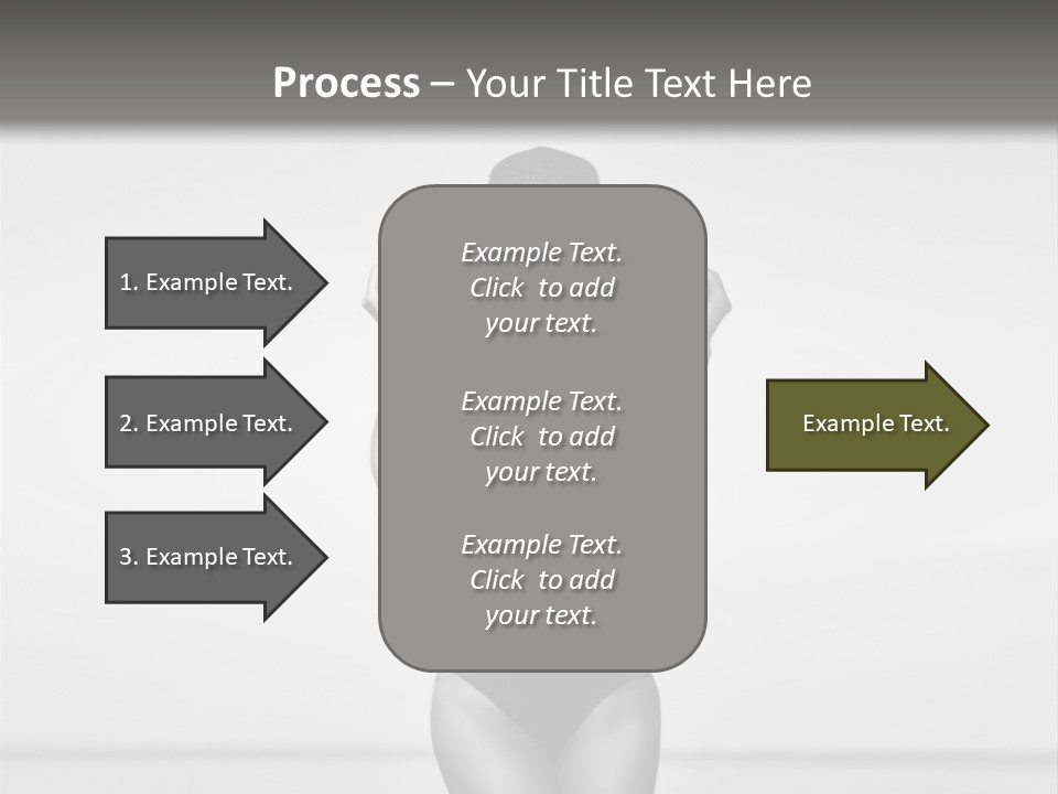 People Swim Beauty PowerPoint Template