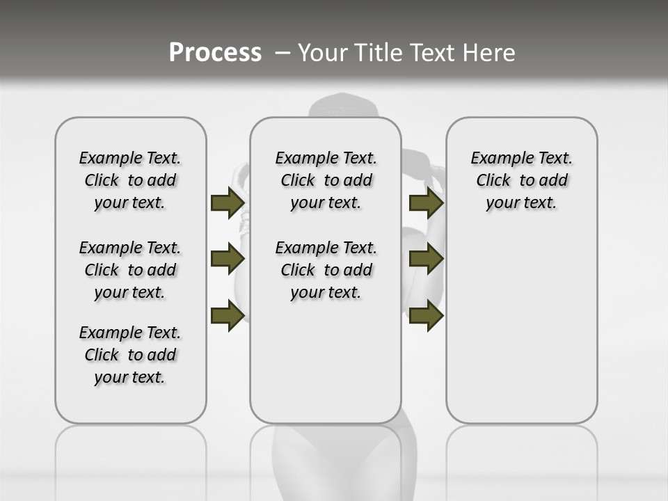 People Swim Beauty PowerPoint Template