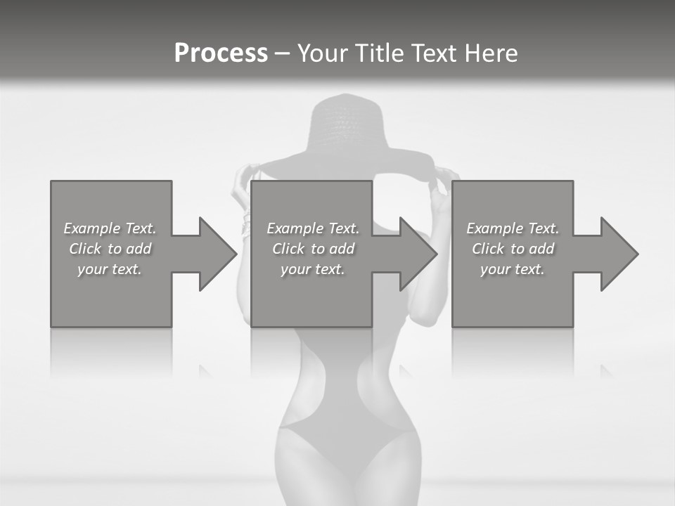 People Swim Beauty PowerPoint Template