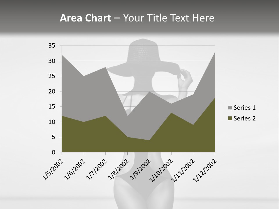 People Swim Beauty PowerPoint Template