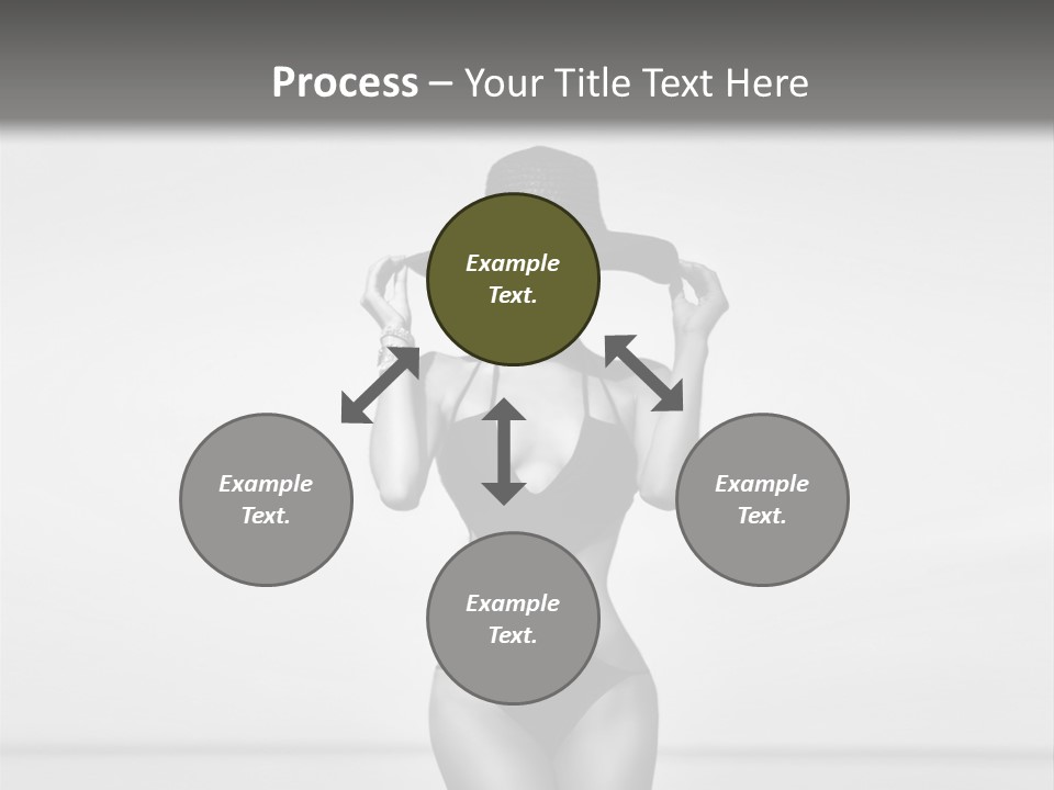 People Swim Beauty PowerPoint Template