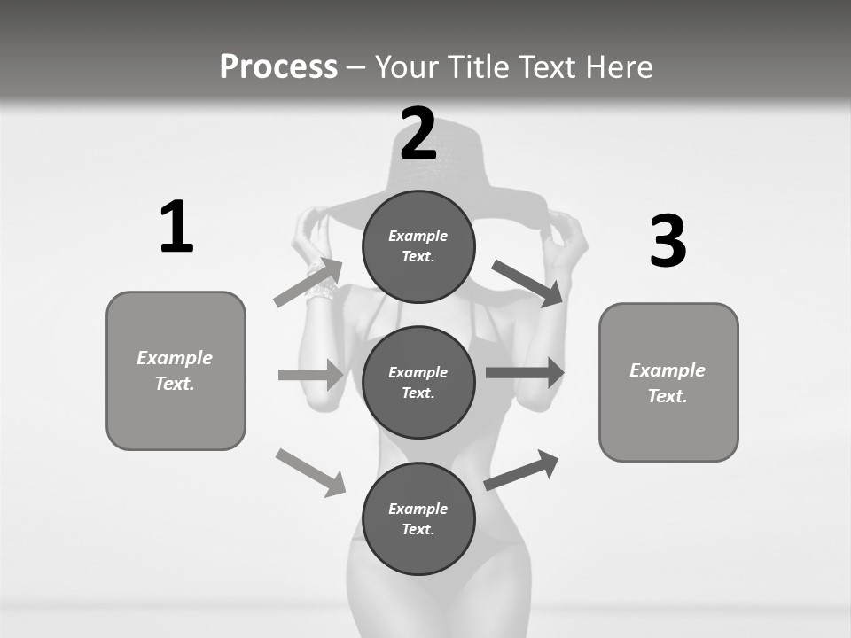 People Swim Beauty PowerPoint Template