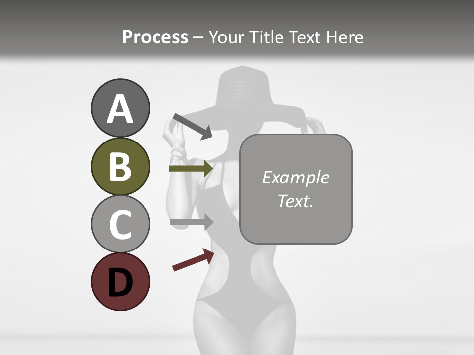 People Swim Beauty PowerPoint Template