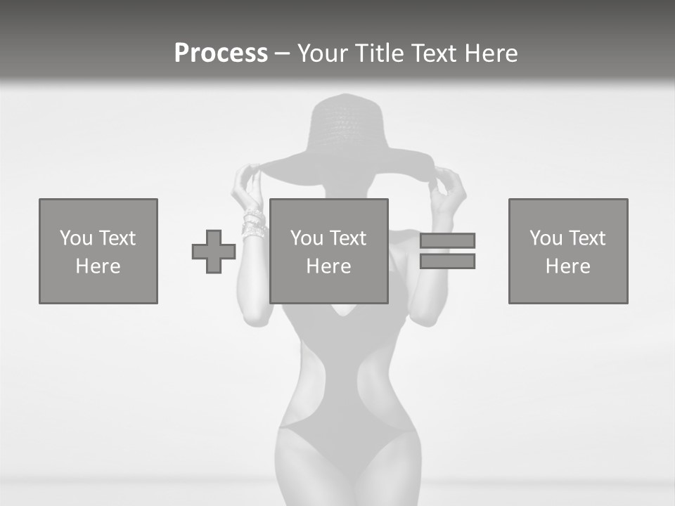 People Swim Beauty PowerPoint Template