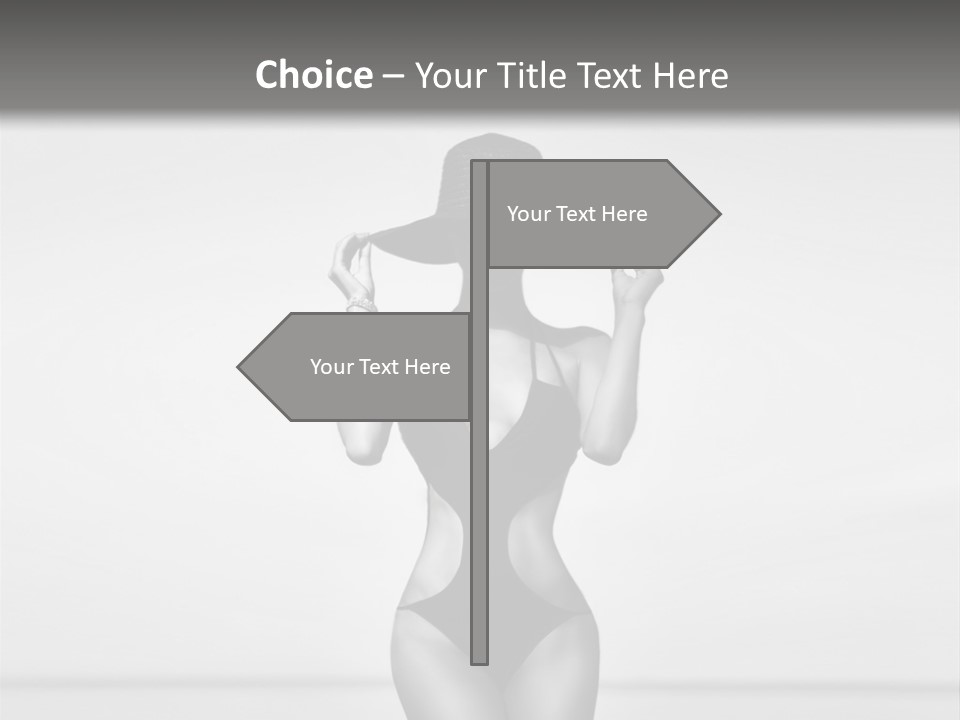 People Swim Beauty PowerPoint Template