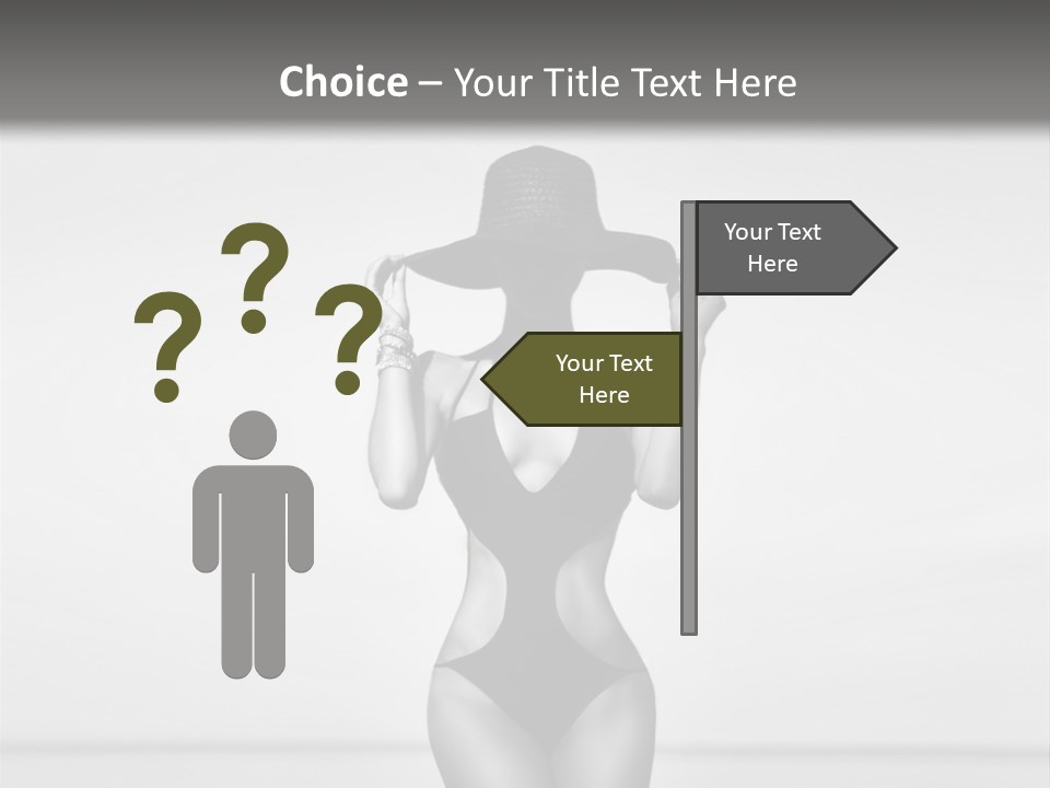 People Swim Beauty PowerPoint Template