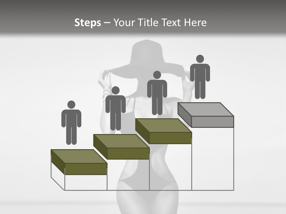 People Swim Beauty PowerPoint Template