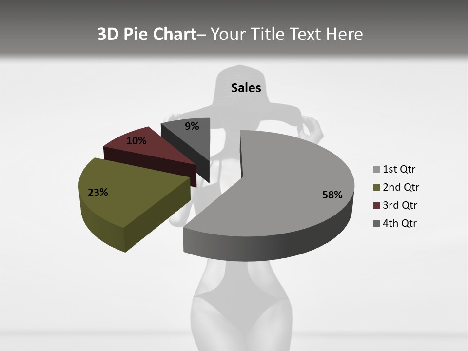 People Swim Beauty PowerPoint Template