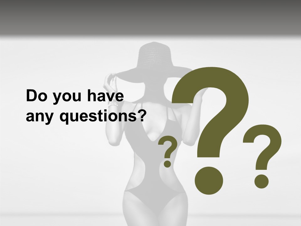 People Swim Beauty PowerPoint Template