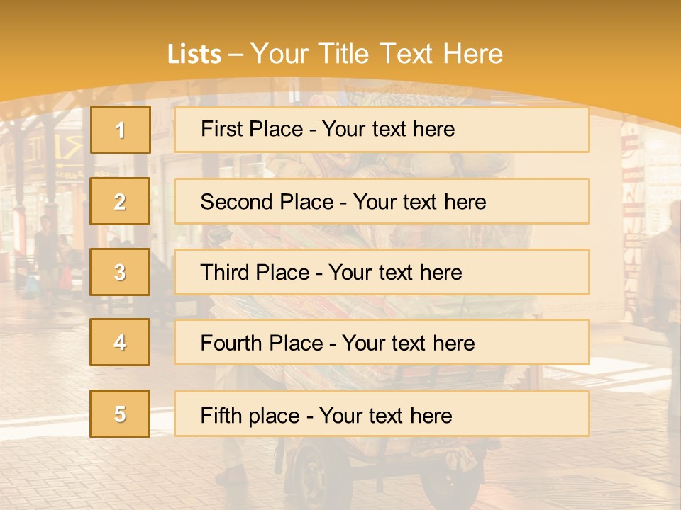 Asia Arabic Souk PowerPoint Template