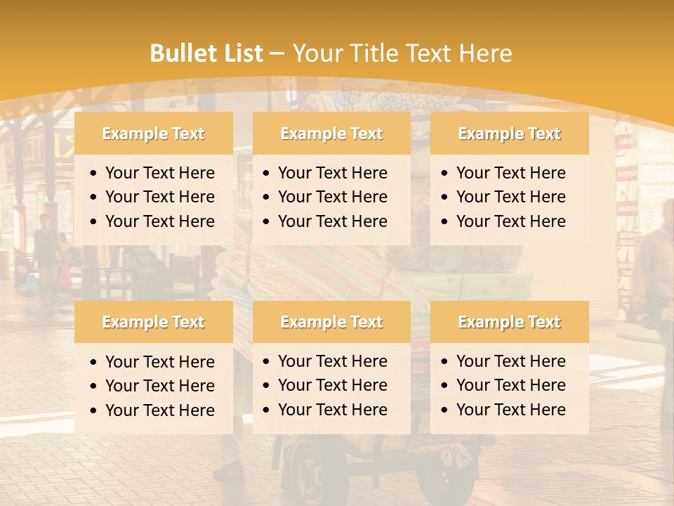 Asia Arabic Souk PowerPoint Template