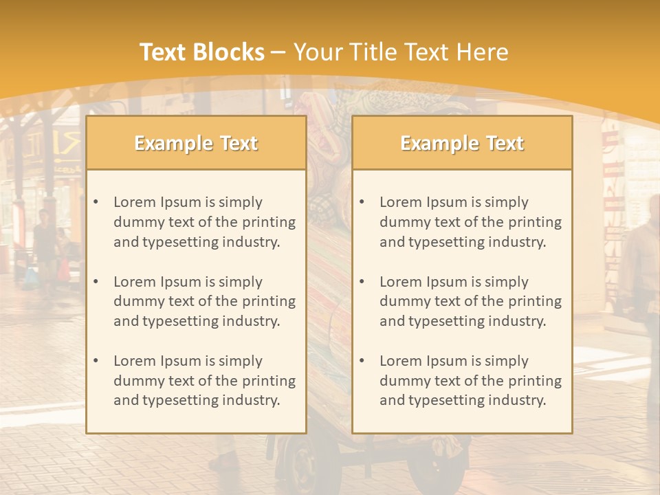 Asia Arabic Souk PowerPoint Template