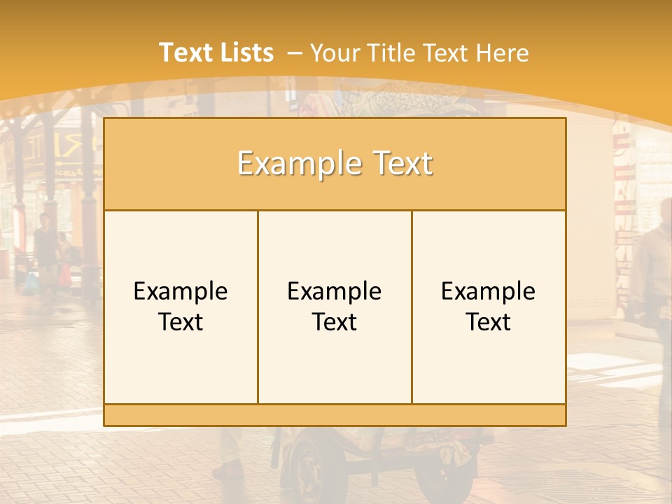 Asia Arabic Souk PowerPoint Template
