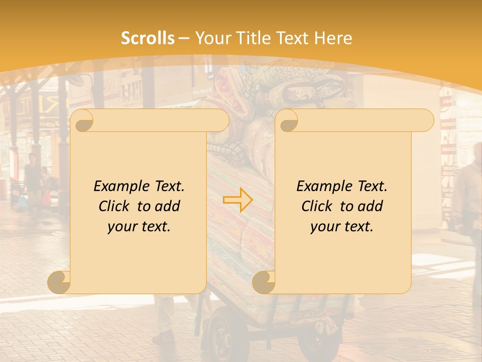 Asia Arabic Souk PowerPoint Template