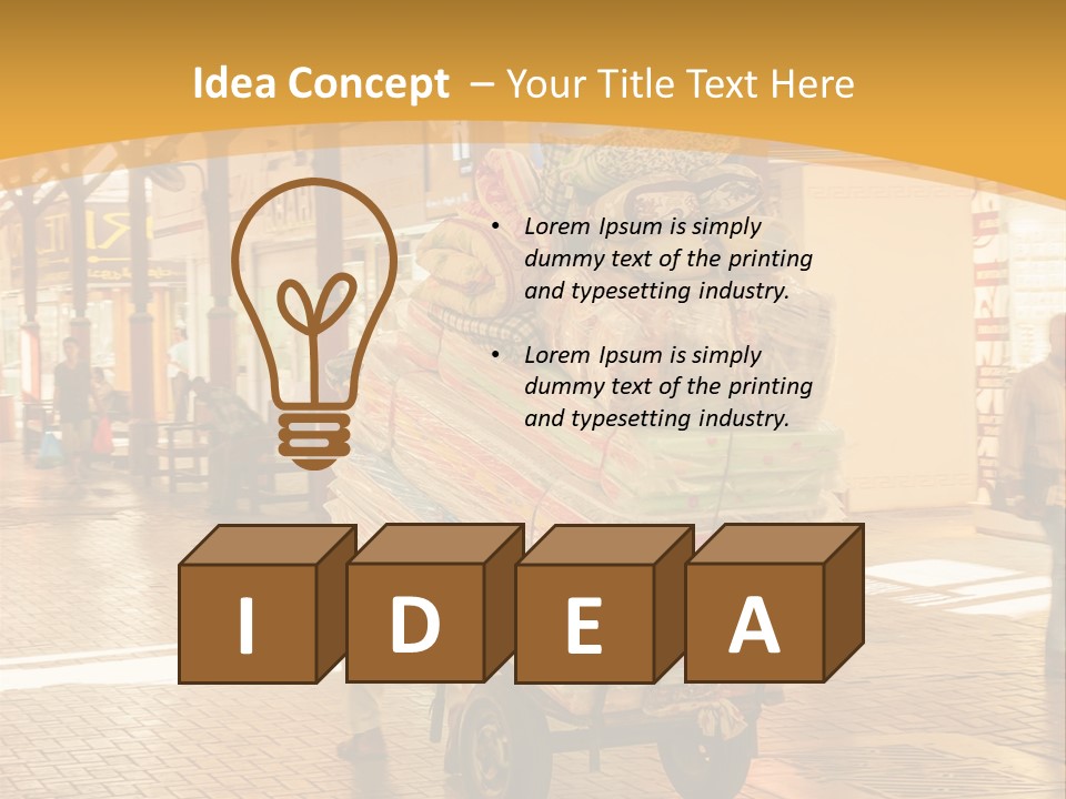 Asia Arabic Souk PowerPoint Template