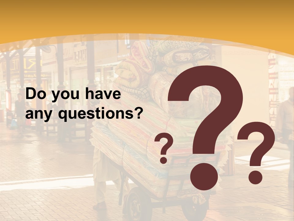 Asia Arabic Souk PowerPoint Template